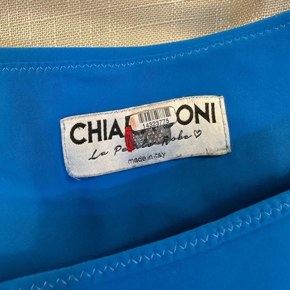 La Petite Robe di Chiara Boni Cobalt Maeli Gown Maxi Dress in Size Medium - Picture 10 of 13